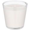 Kerze im Glas Maurice - Klar/Creme, KONVENTIONELL, Glas/Paraffin (7,5/7,5cm) - Ondega