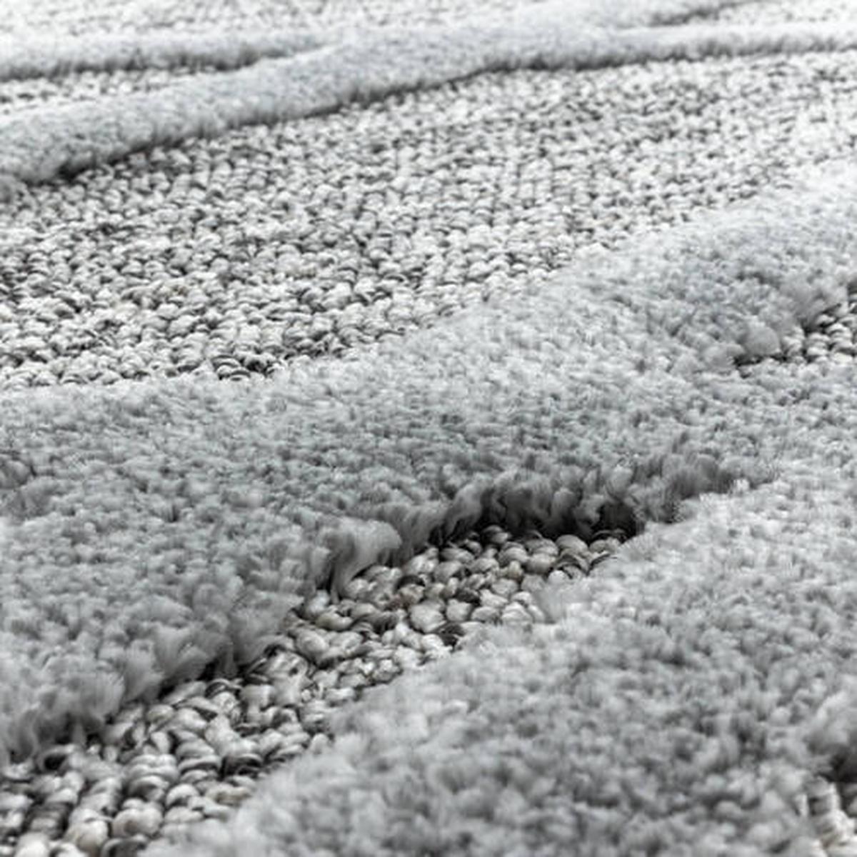 Tkaný koberec 140x200cm, šedá - šedá, Konvenční, textil (140/200cm)