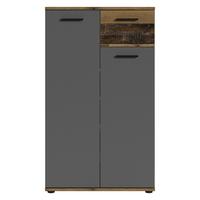 Kommode 60 Cm Jakob Alteiche/anthrazit - Alteiche/Anthrazit, LIFESTYLE, Holzwerkstoff (60/102/30cm) - MID.YOU