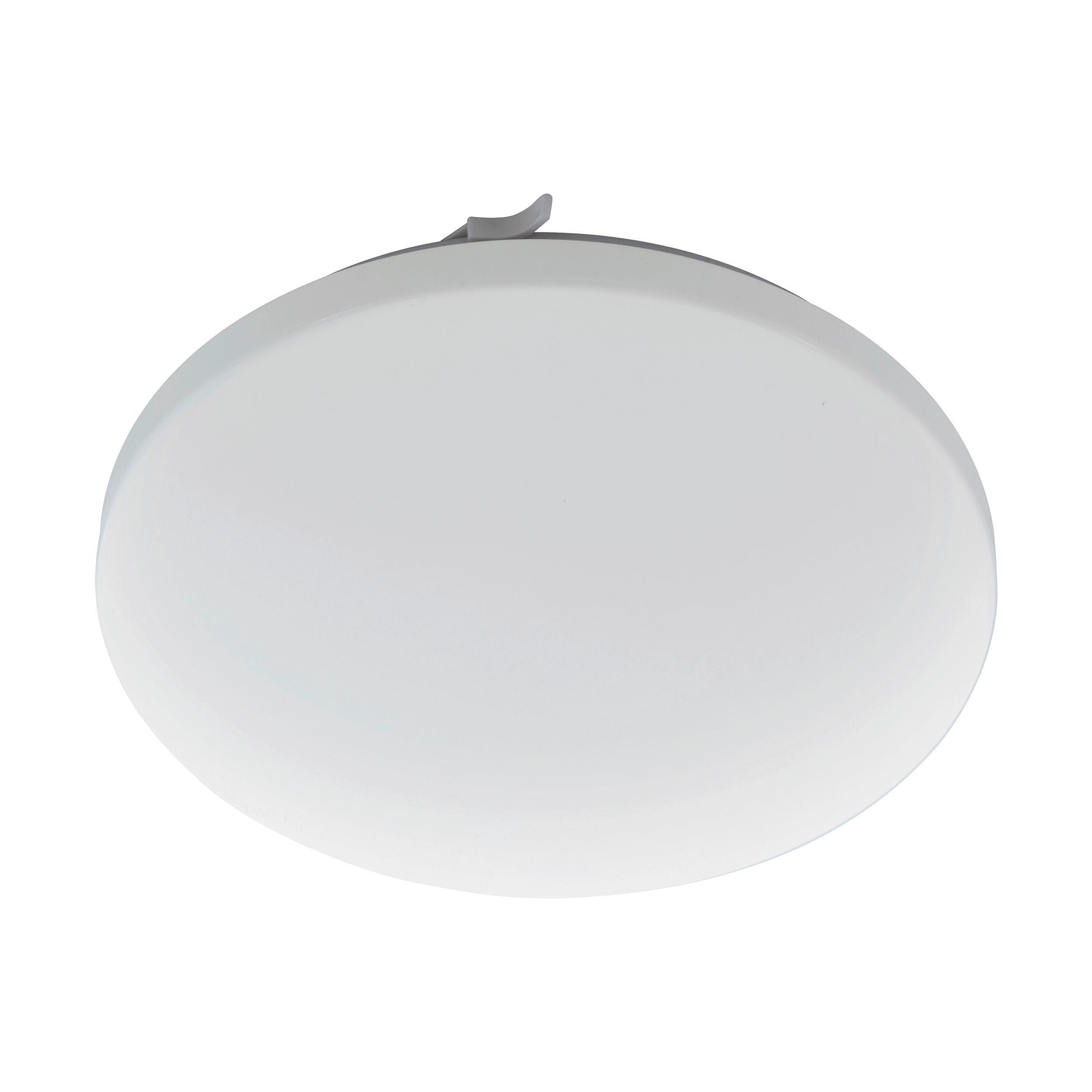 Led-deckenleuchte Frania Ø 33 Cm - Weiß, MODERN, Kunststoff/Metall (33/7cm)