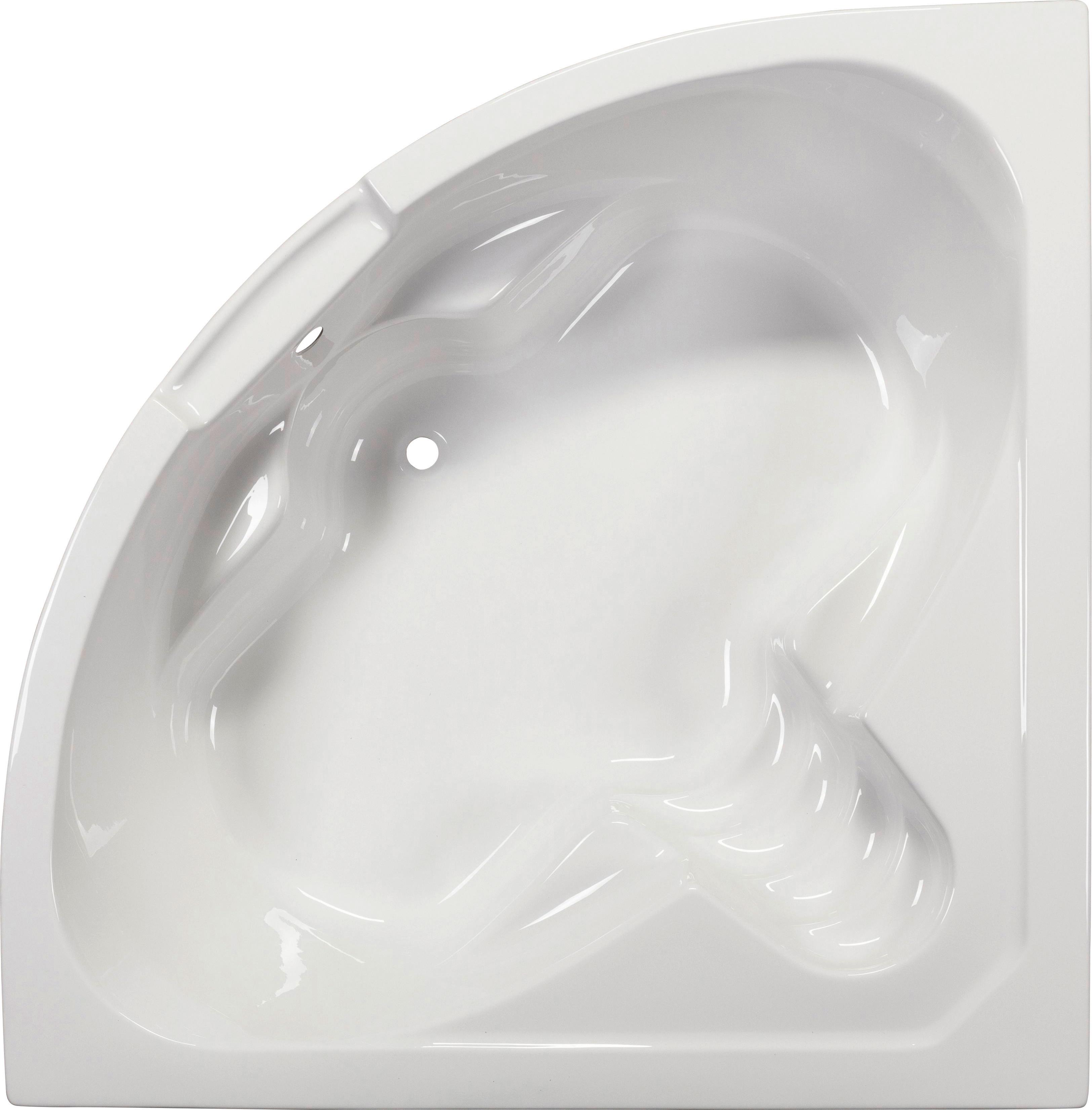 Eckbadewanne Riviera 150x150 cm Acryl mit Schürze