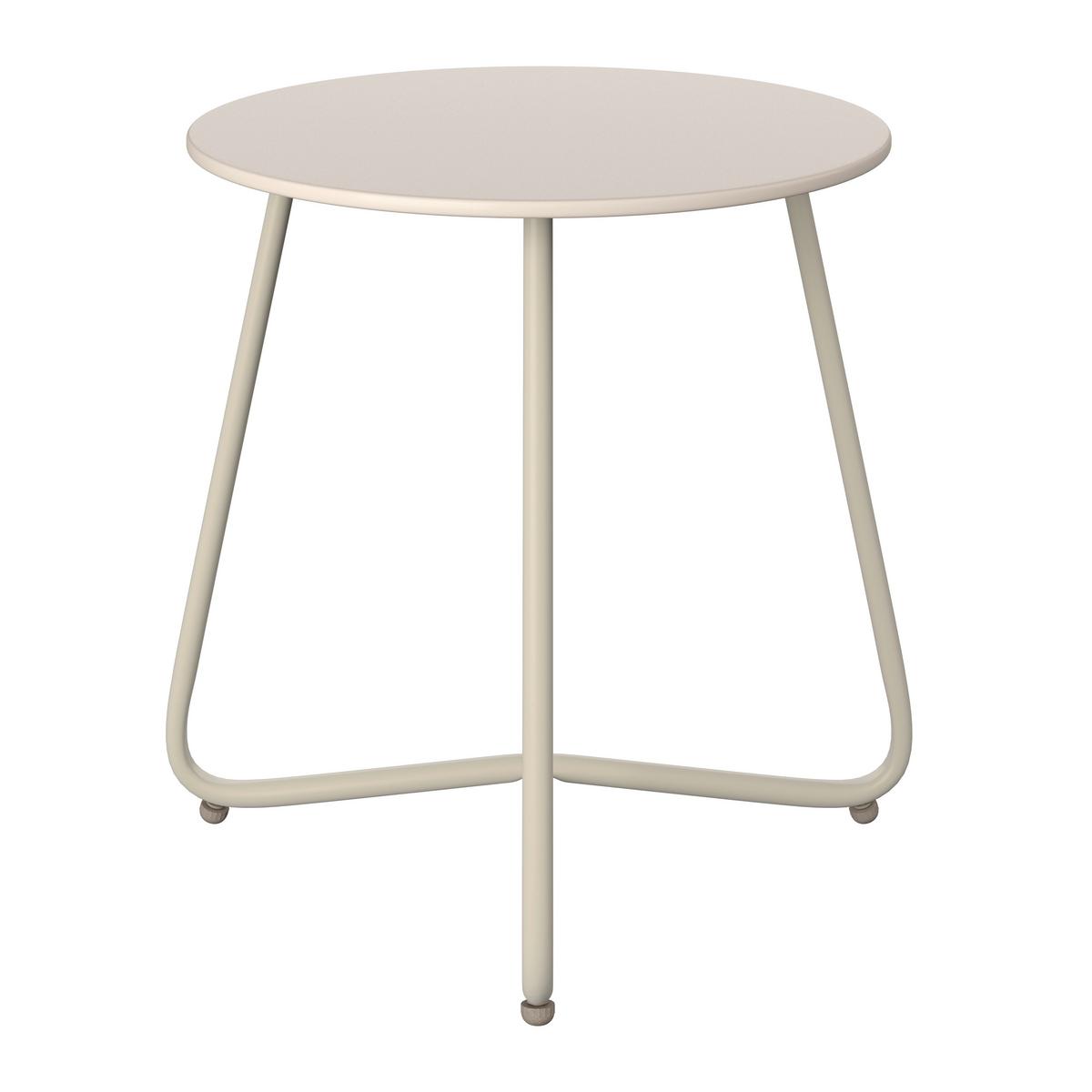 Dining-loungeset San Jose - Beige/Weiß, MODERN, Textil/Metall (67,5/45/106,5/45cm) - Beldano