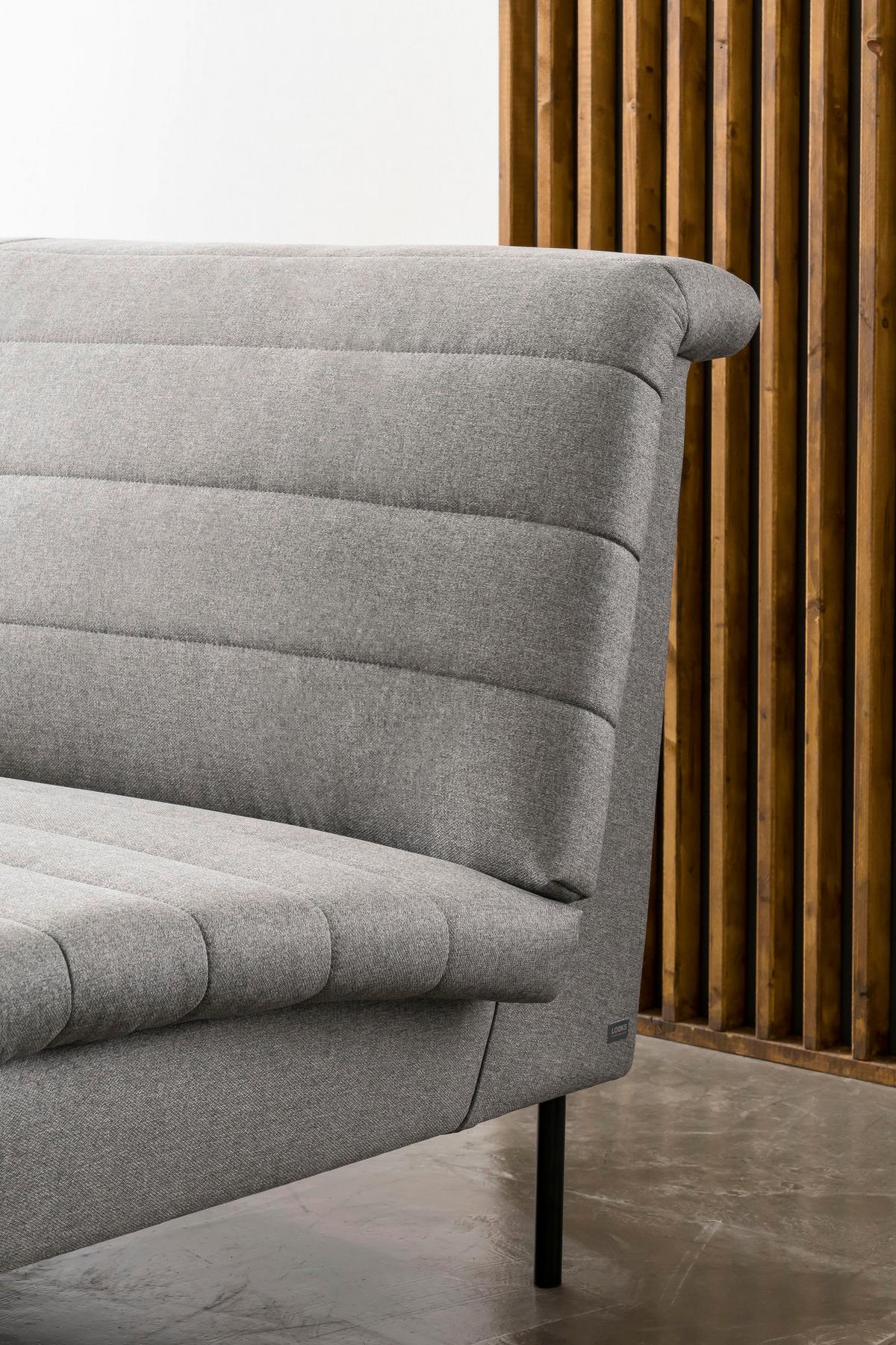 Ecksofa Looks Ix - Graubraun/Schwarz, Design, Textil (168/214cm) - LOOKS by W.Joop