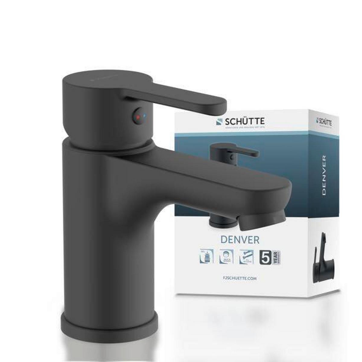 Fürdőszobai Csaptelep Denver 44106 - fekete, Konventionell, fém (5,0/13,0/14,5cm)