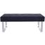 Sitzbank B: 140cm Grau - Chromfarben/Grau, MODERN, Holz/Textil (140/49/47cm) Sitzbank B: 140cm Grau - Chromfarben/Grau, MODERN, Holz/Textil (140/49/47cm)