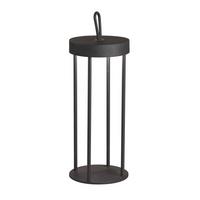 Akku-tischleuchte 850333 Kante - Schwarz, KONVENTIONELL, Metall (13/36cm) - Schöner Wohnen