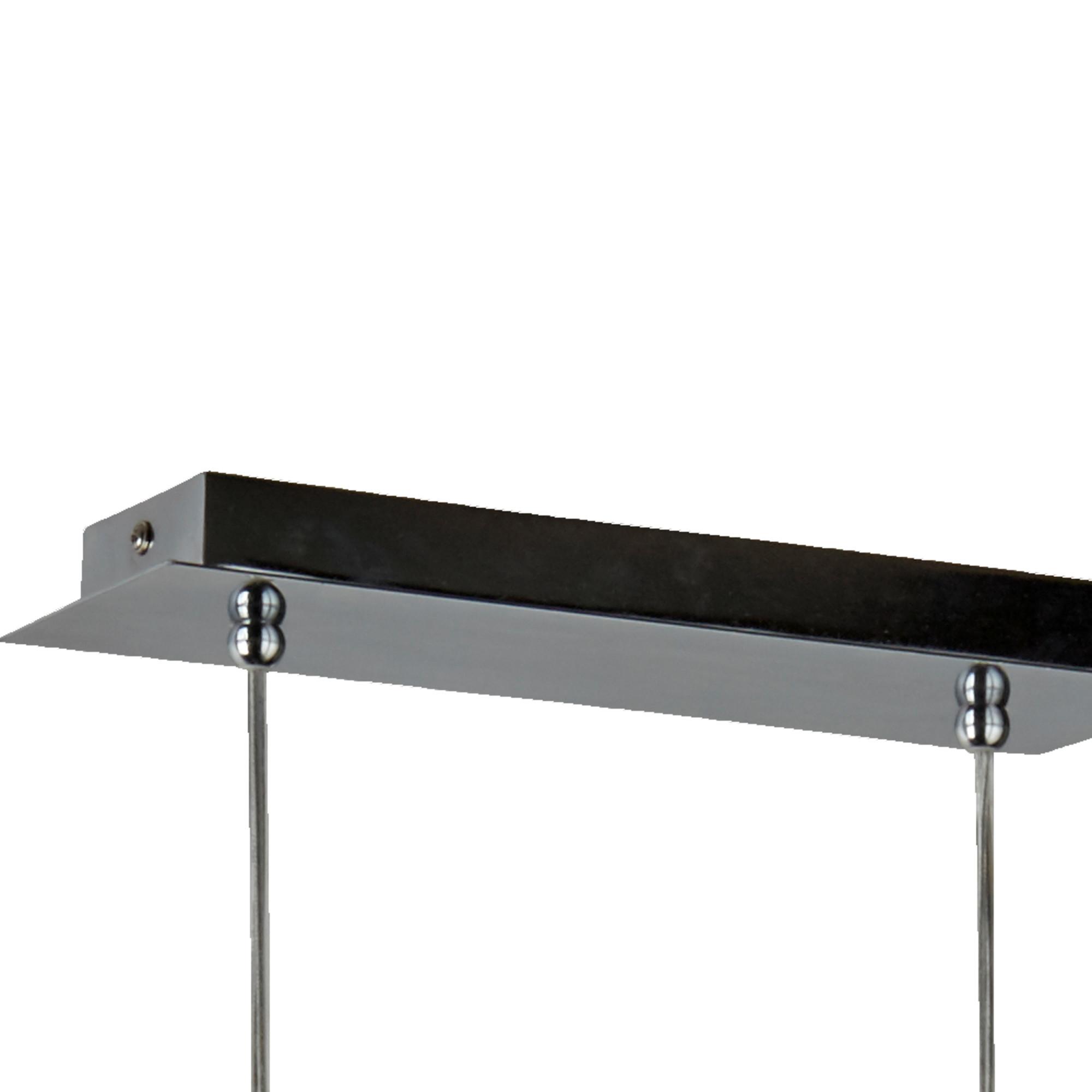Hängeleuchte Voyager 4613-3cc - Chromfarben, Design, Glas/Metall (65/100/20cm)