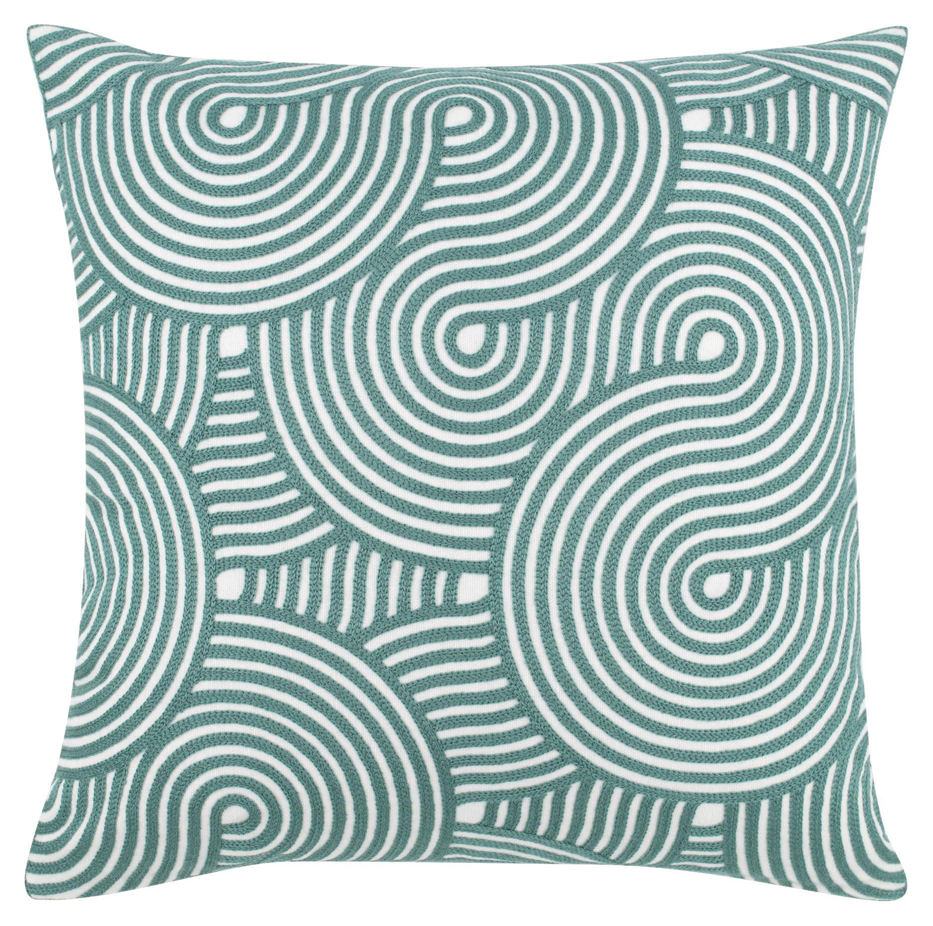 Zierkissen Jessie 45x45 Cm Polyester Grün Mit Zipp - Smaragdgrün, MODERN, Textil (45/45cm) - Luca Bessoni