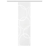 Flächenvorhang Pinale Weiß B: 57 Cm - Weiß, Basics, Textil (57/225cm)