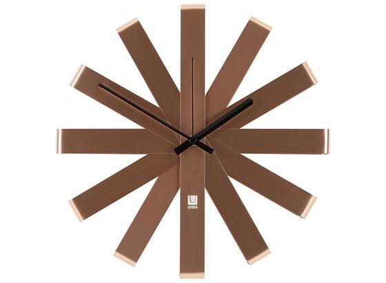 Hodiny Nástěnné Anna - měděné barvy/černá, kov (30,48cm) - Mömax modern living Hodiny Nástěnné Anna - měděné barvy/černá, kov (30,48cm) - Mömax modern living