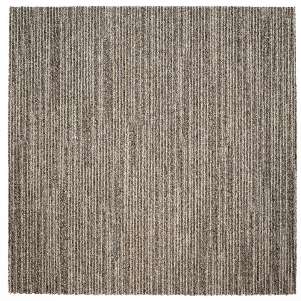Teppichfliese Graubraun Ambition 50x50 cm Florhöhe 3mm