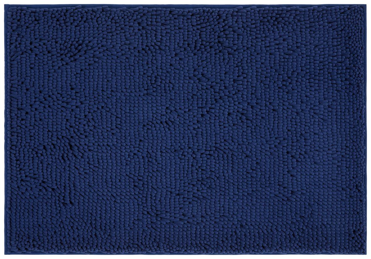 Badematte Liliane - Blau, KONVENTIONELL, Kunststoff (60/90cm) - Ondega
