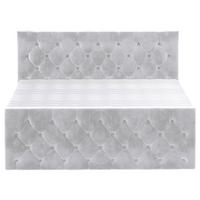 Boxspringbett Swing 16 Silberfarben 180x200 cm H2 - Beige/Silberfarben, ROMANTIK / LANDHAUS, Textil (180/200cm) - James Wood