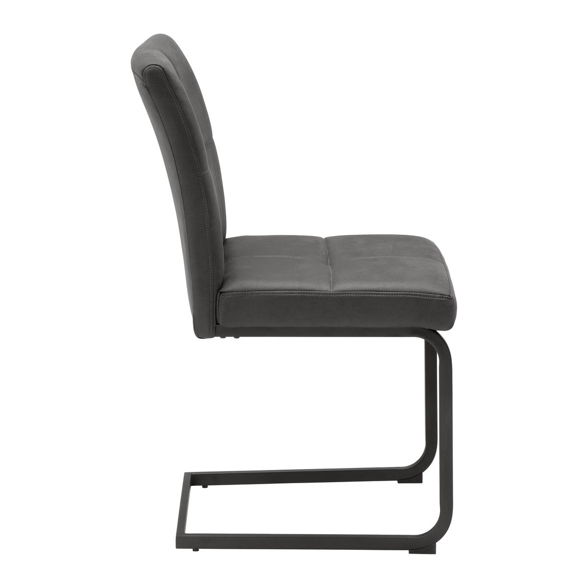 Houpací židle Cooper, COOPER - šedá/černá, Moderní, kov/textil (45/93/60cm) - Mömax