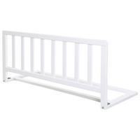 Zábrana na posteľ LUNA drevo biele lakované - Konventionell, kov/drevo (87.5/38/38cm)