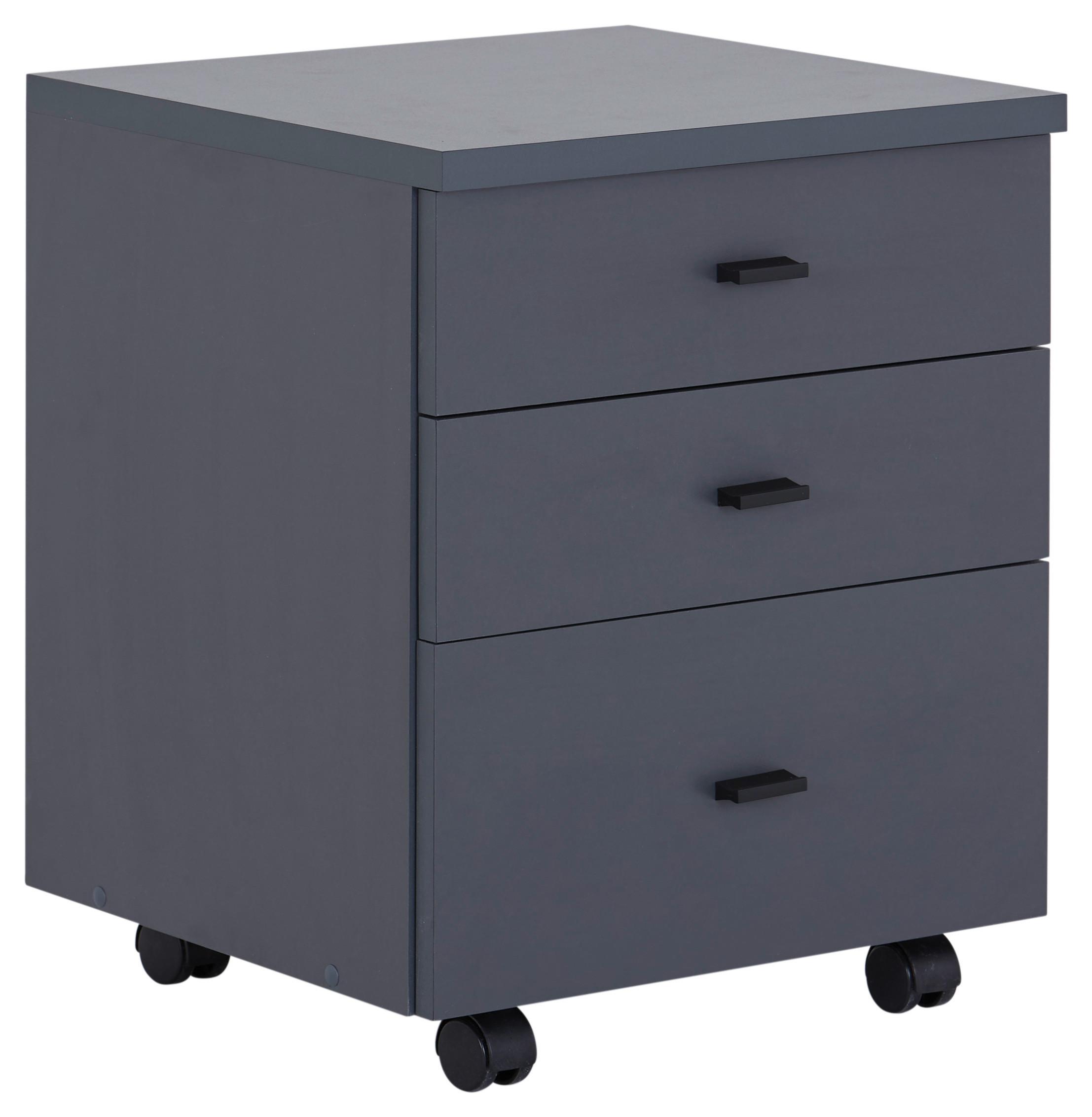 POJÍZDNÝ KONTEJNER 4 YOU NEW 2 YUK 13 - antracitová, Moderní, kompozitní dřevo/plast (43/53/40cm)