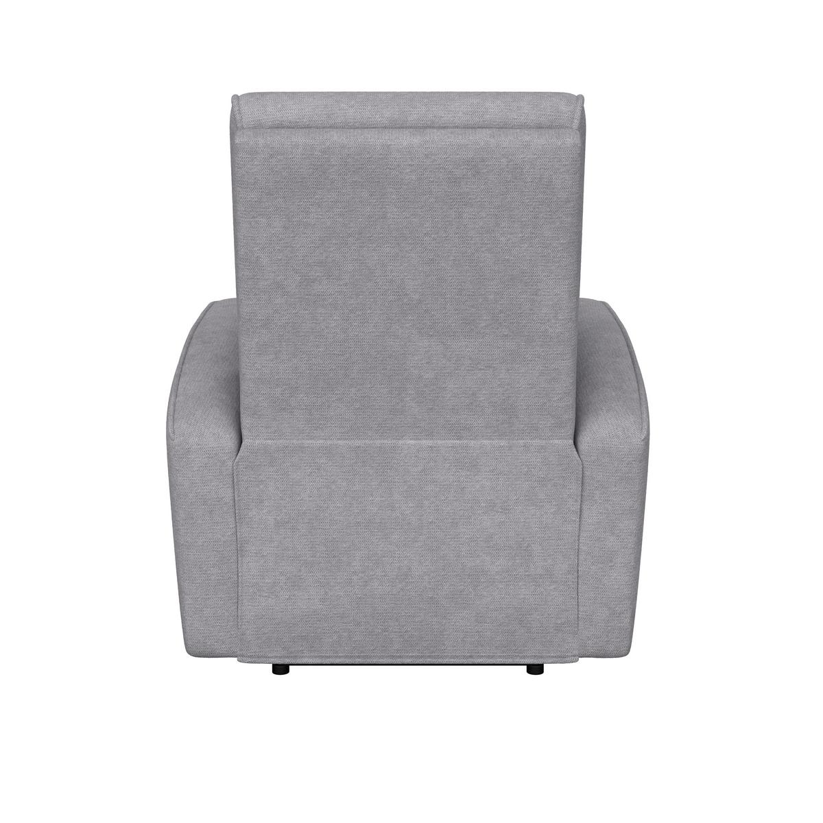 Tv-fotel Leon - sötétszürke, Basics, műanyag/textil (80/102/96cm) - Best Price