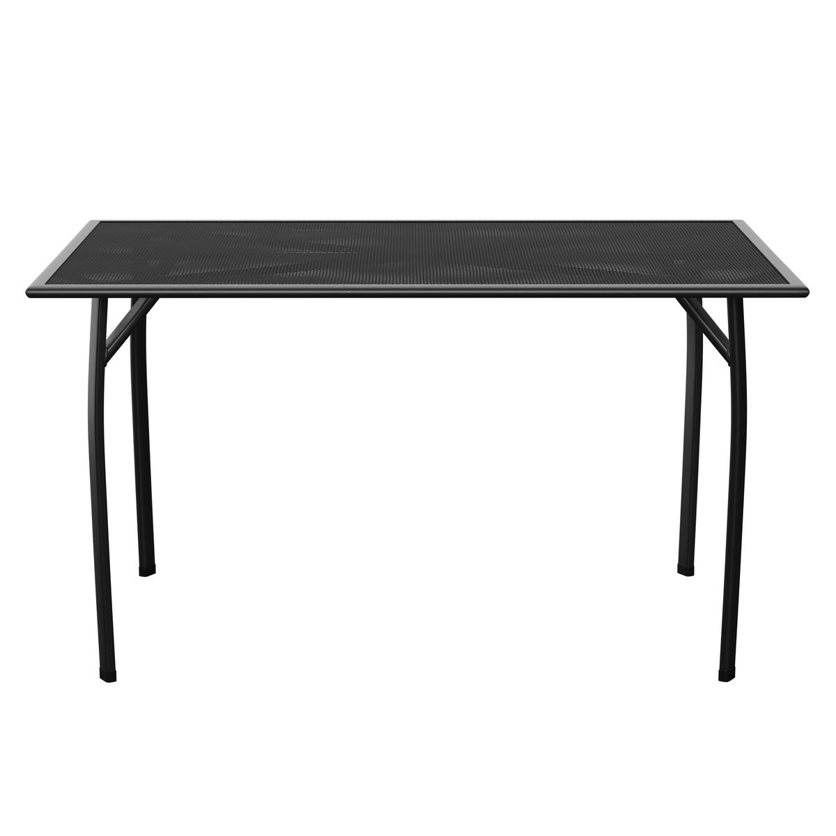 ZAHRADNÍ STŮL BRATISLAVA 1 - tmavě šedá, Moderní, kov (140/74/90cm) - Mömax