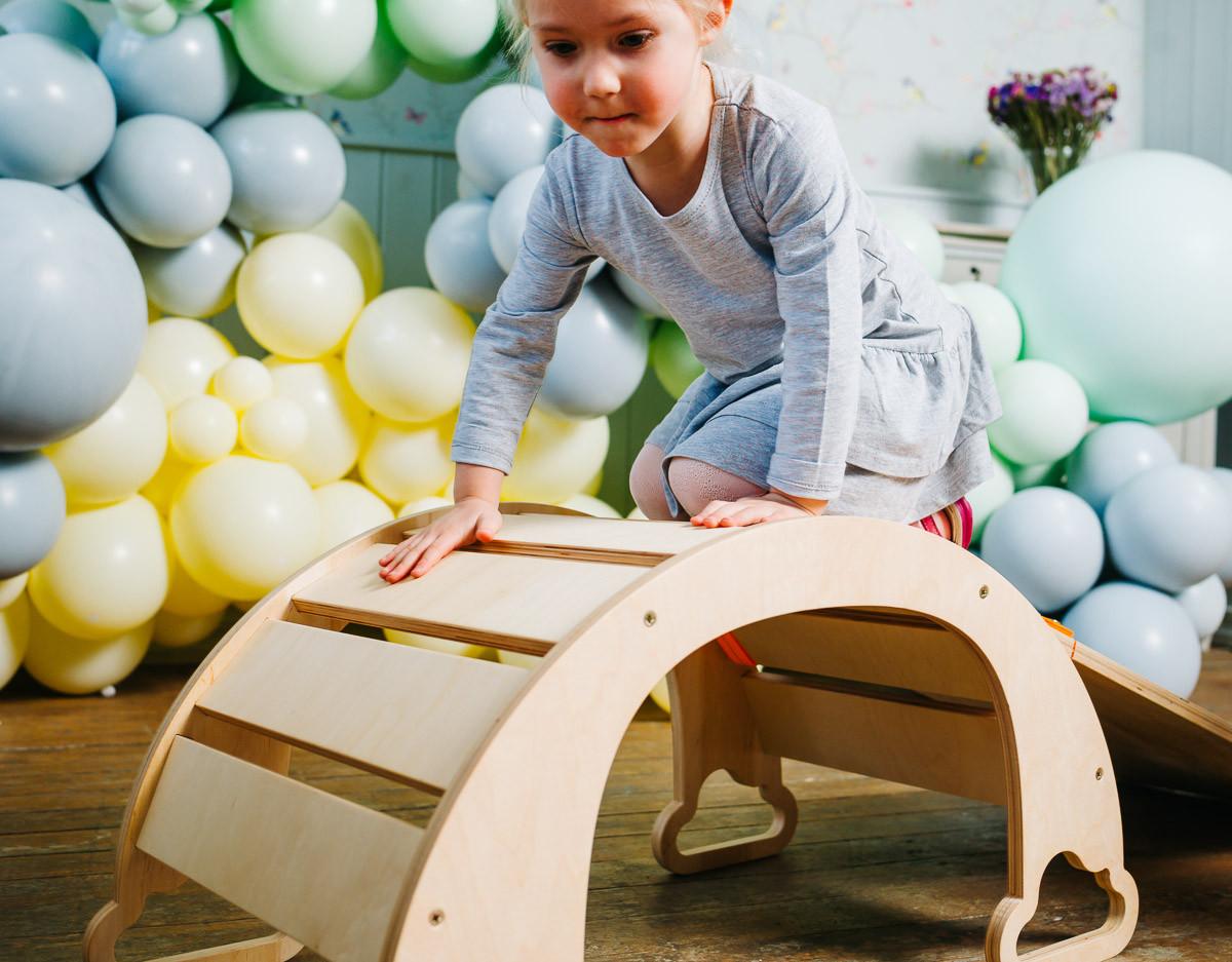 Rampe/rutschbrett The Sway Rainbow Ramp - Naturfarben, Basics, Holz (42/78/6cm)