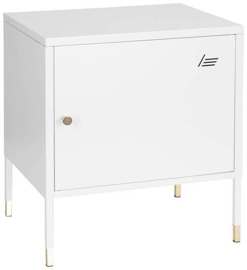 Sideboard 45 Cm Umeo Weiß - Weiß, Basics, Metall (45/50/35cm) - MID.YOU