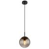 Hängeleuchte 15881h - Schwarz/Grau, Design, Glas/Kunststoff (20/120cm) - Globo
