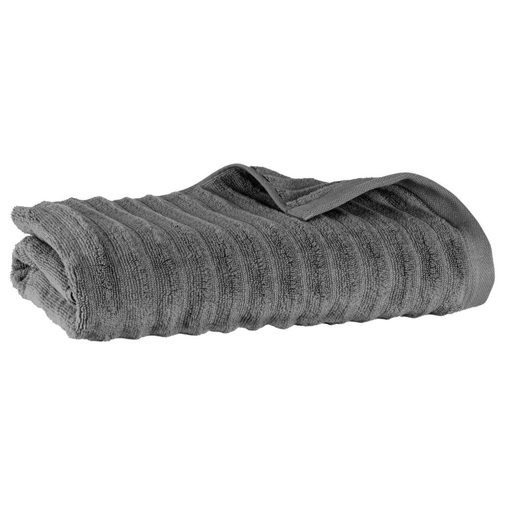 DUSCHTUCH Welle 70x140 cm Anthrazit