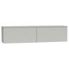 TV-Element Las Vegas Seidengrau B: 160 cm - Sandfarben/Grau, MODERN, Holzwerkstoff (160/36/37cm) - Vertico