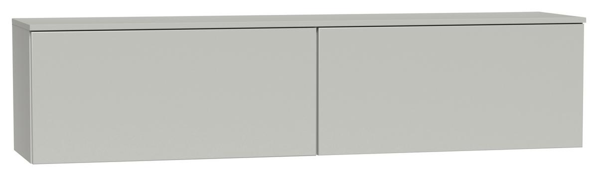 TV-Element Las Vegas Seidengrau B: 160 cm - Sandfarben/Grau, MODERN, Holzwerkstoff (160/36/37cm) - Vertico