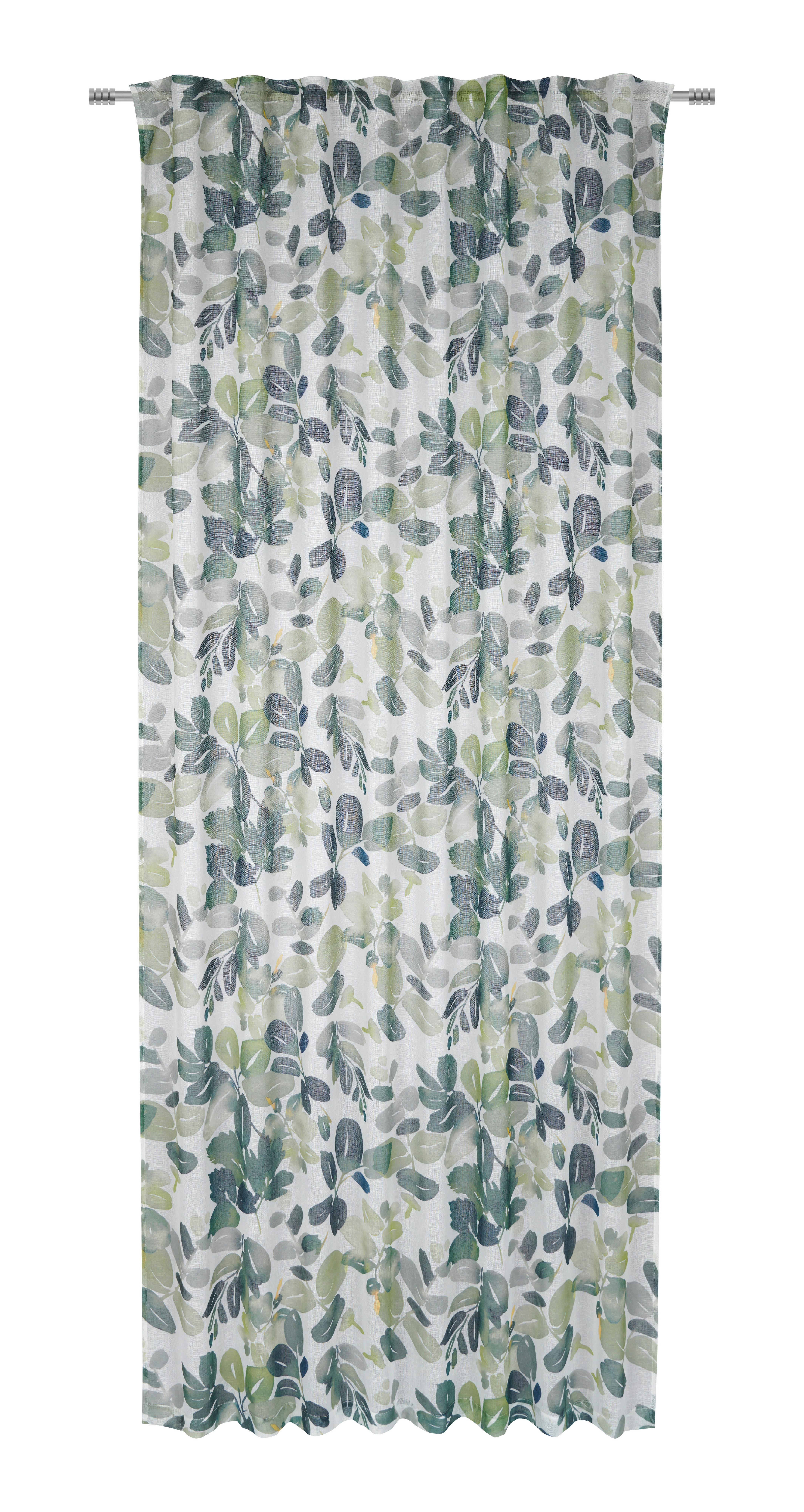 Hotový Záves Steffi, 135/255cm - zelená, Romantický / Vidiecky, textil (135/255cm) - Modern Living