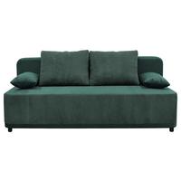 Schlafsofa Stella Grün B: 197 Cm - Schwarz/Grün, Design, Textil (197/90/83cm) - MID.YOU