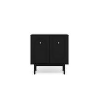 Sideboard Mazoma Schwarz B: 79cm - Kaschmir/Schwarz, LIFESTYLE, Holzwerkstoff (79/82/39cm) - MID.YOU