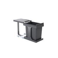 Abfallsammler Solo - Anthrazit, Basics, Kunststoff/Metall (42,7/39,6/24,5cm) - HKT