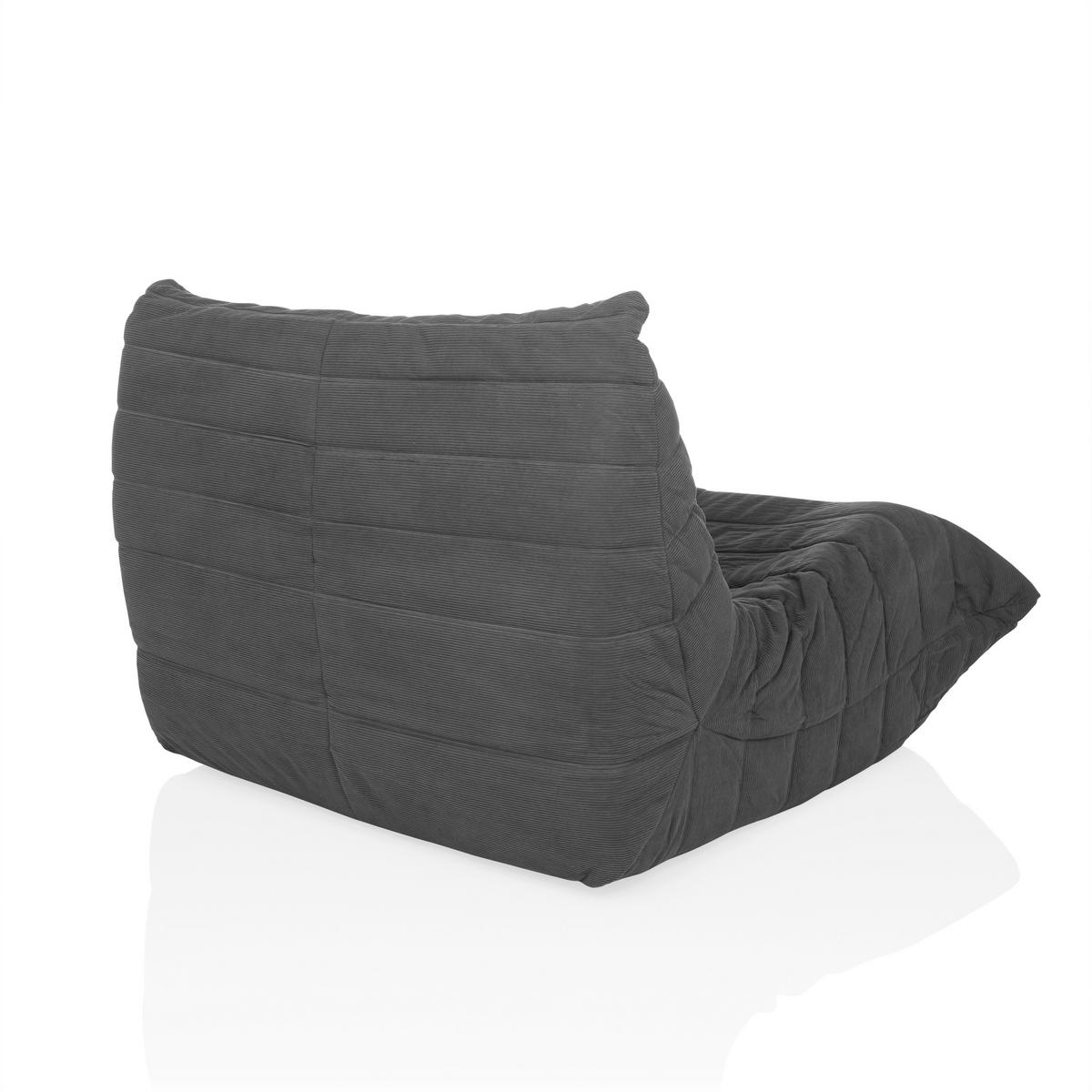 Loungesessel Sitzolo Grau B: 90 cm - Grau, MODERN, Textil (90/72/100cm) - MID.YOU