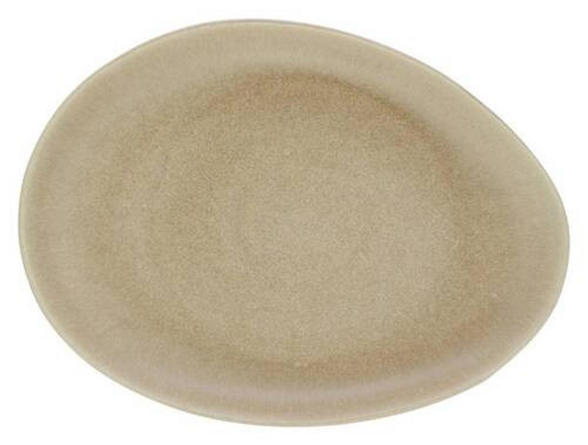 MĚLKÝ TALÍŘ GOURMET - béžová, Moderní, keramika (27 /20/3cm) - Premium Living
