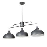 HÄNGELEUCHTE 4857/3 - Grau, KONVENTIONELL, Metall (106/83/45cm)