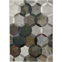 Webteppich Modernina - Dunkelgrün/Multicolor, KONVENTIONELL, Textil (160/225cm) - Esprit