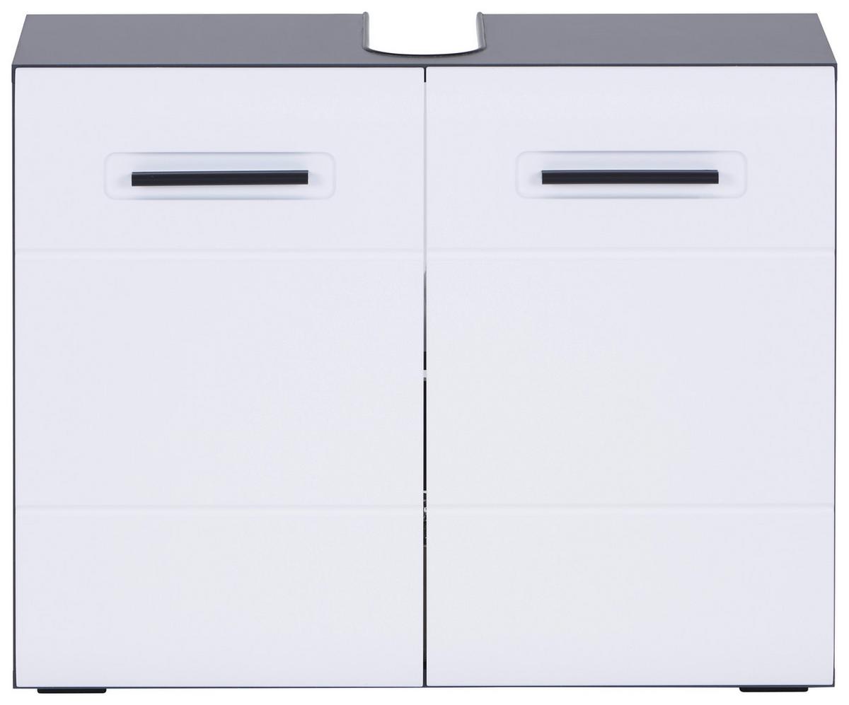 Pearl New Snol 111 Mosdó Alatti Szekrény - antracit/fehér, Konventionell, faalapú anyag (70/55,5/29,6cm)