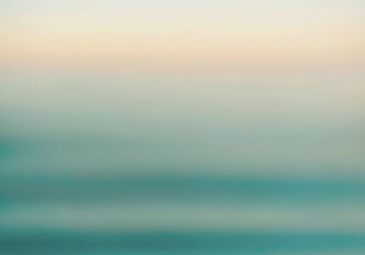 Fototapete Ocan Sense - Blau/Gelb, Trend, Papier (400/280cm) - Komar