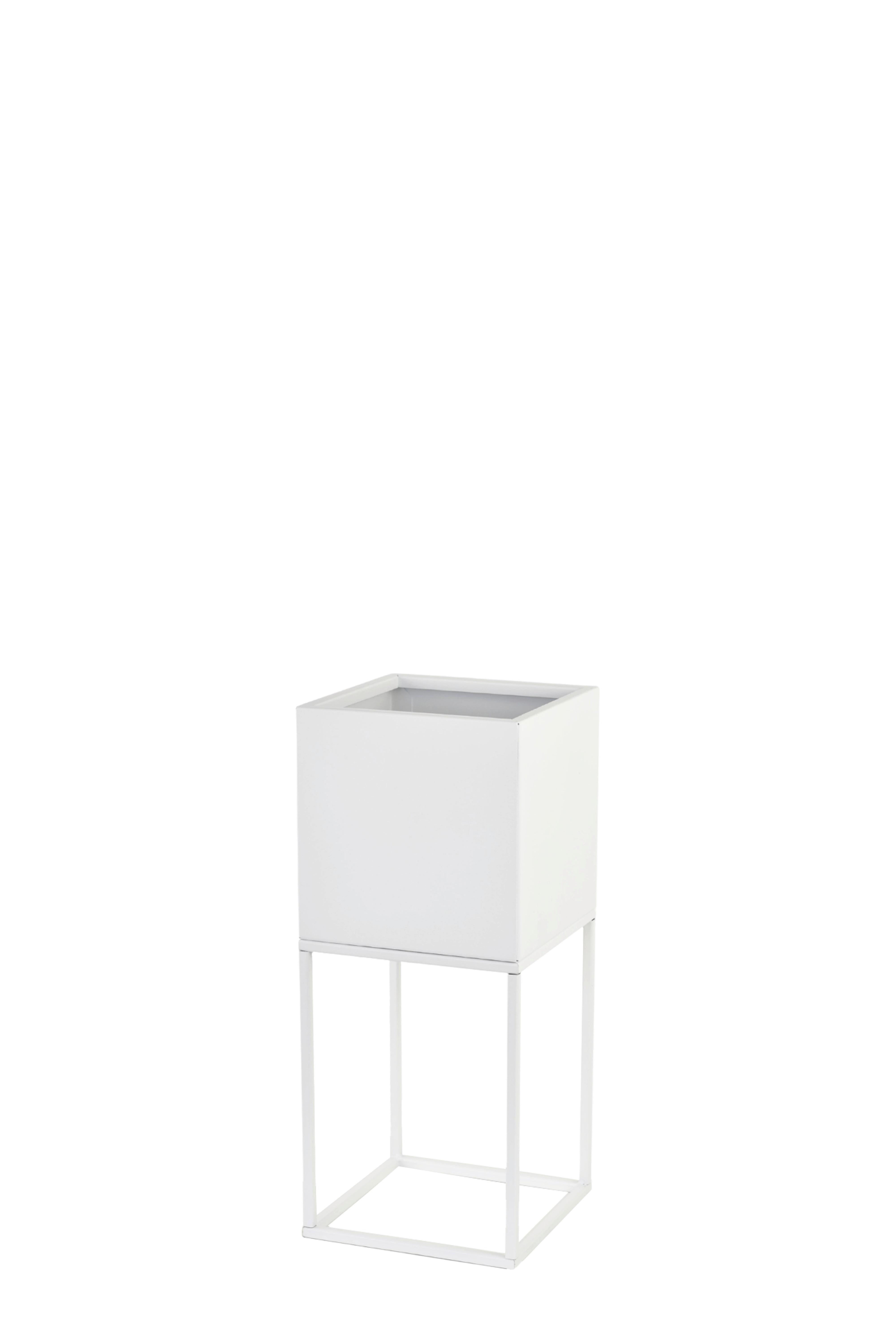 Blumenständer Metall Weiß BxHxT: 19x47x19 cm online kaufen ➤ Möbelix