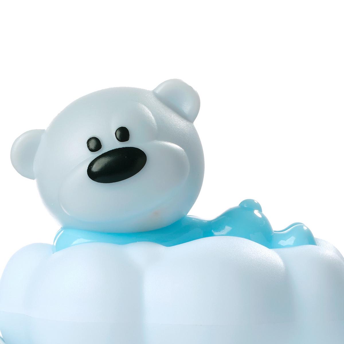 Kindertischleuchte Celeste Patellblau Weiß L:11cm - Pastellblau/Weiß, Basics, Kunststoff (11/6.5/12.5cm)