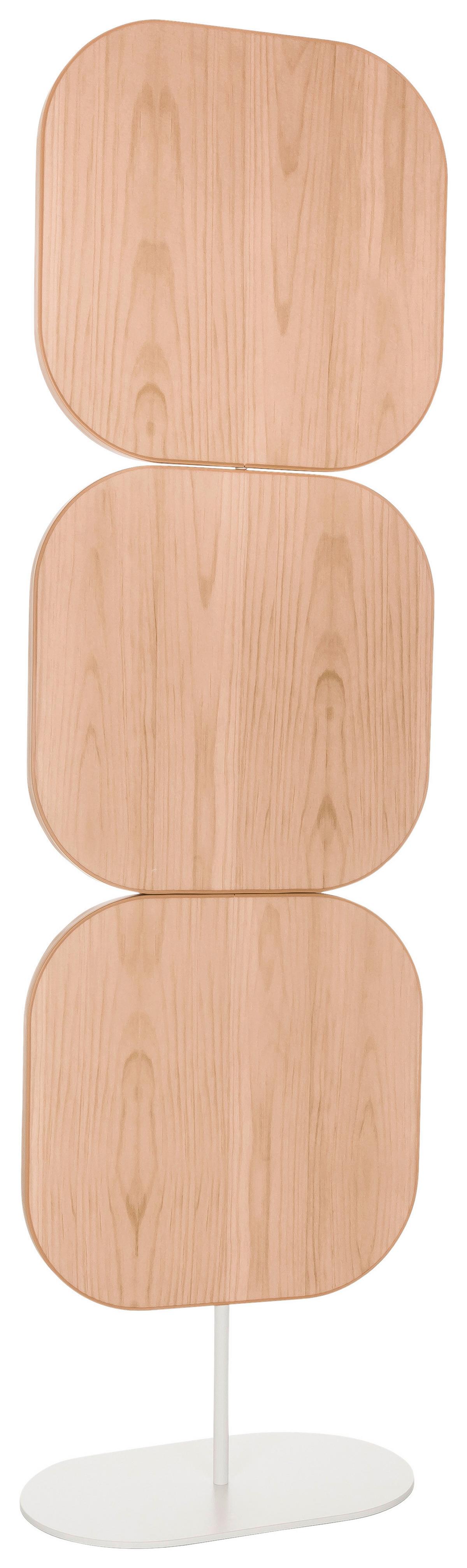 Trennwand Flexmiut W - Beige, Basics, Kunststoff/Metall (50/175/30cm) - MID.YOU