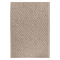 Outdoorteppich Patara - Beige, Design, Textil (160/230cm) - Novel