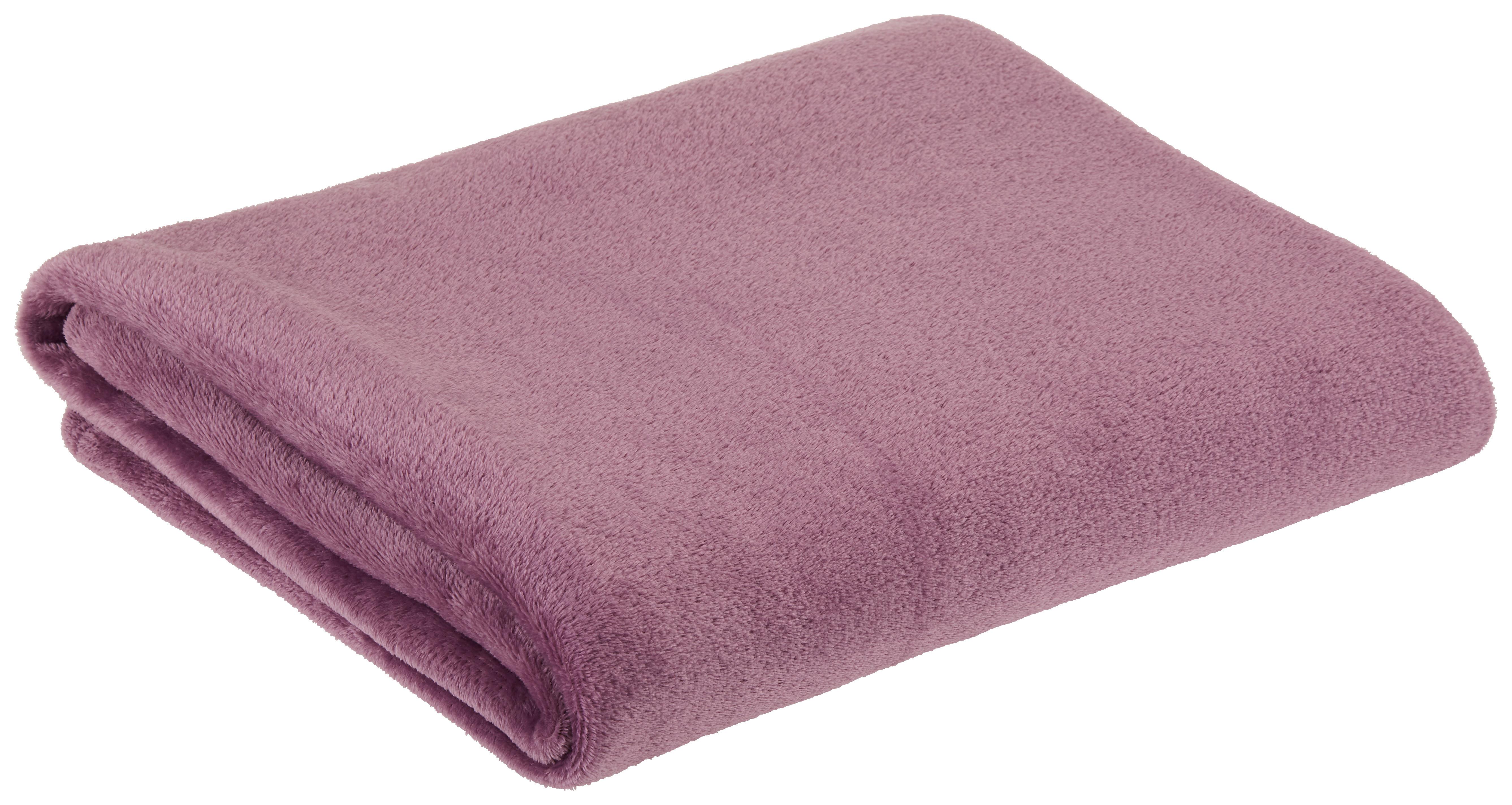Kuscheldecke Marlies Flieder 150x200 cm - Flieder, MODERN, Textil (150/200cm) - Luca Bessoni