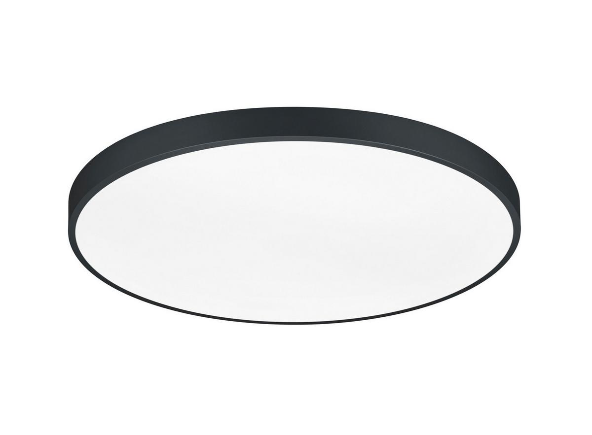 LED-Deckenleuchte 627417532 Waco - Schwarz, Design, Metall (75/6,5cm) - Trio Leuchten