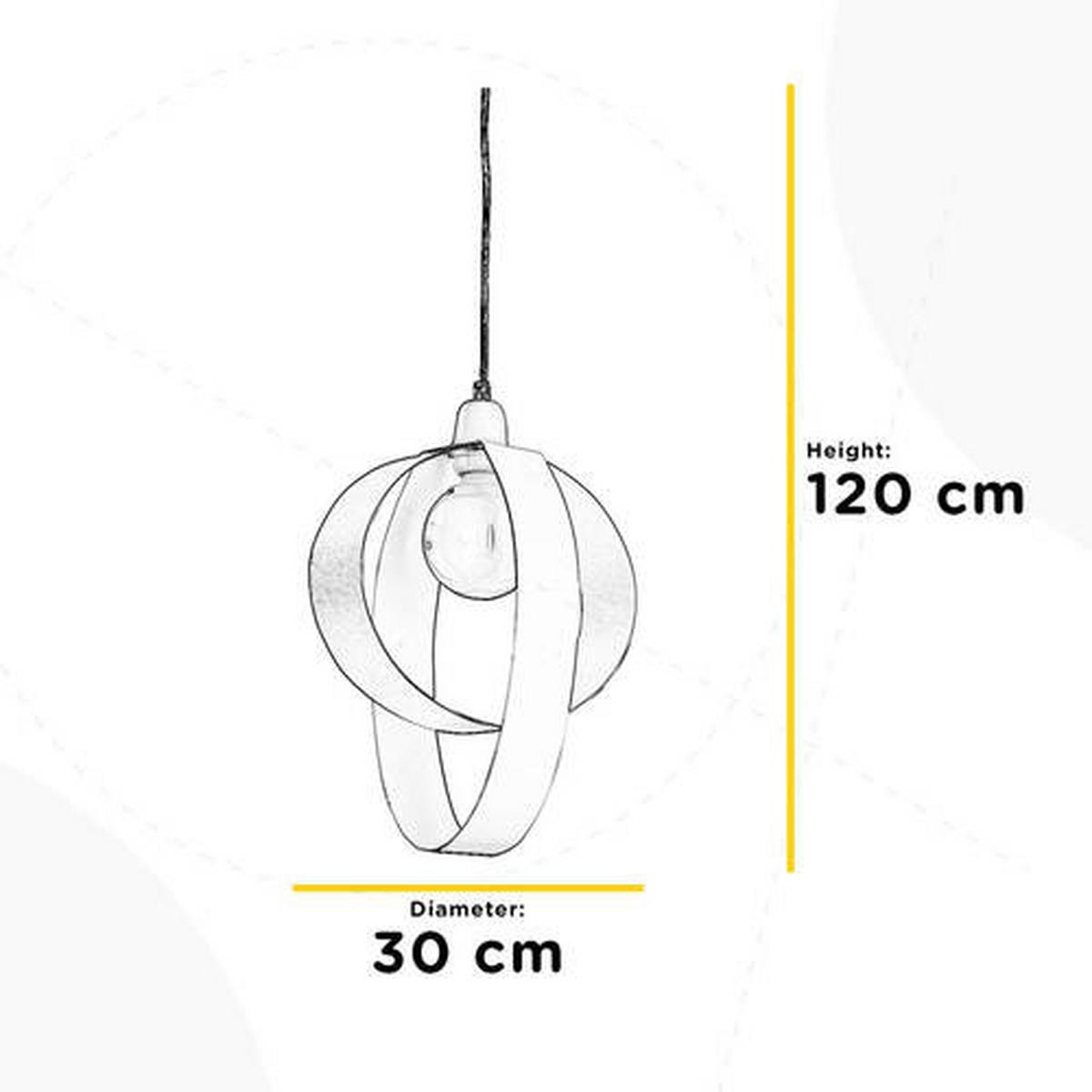 Hängeleuchte 4735/s - Weiß, Design, Metall (30/120cm)