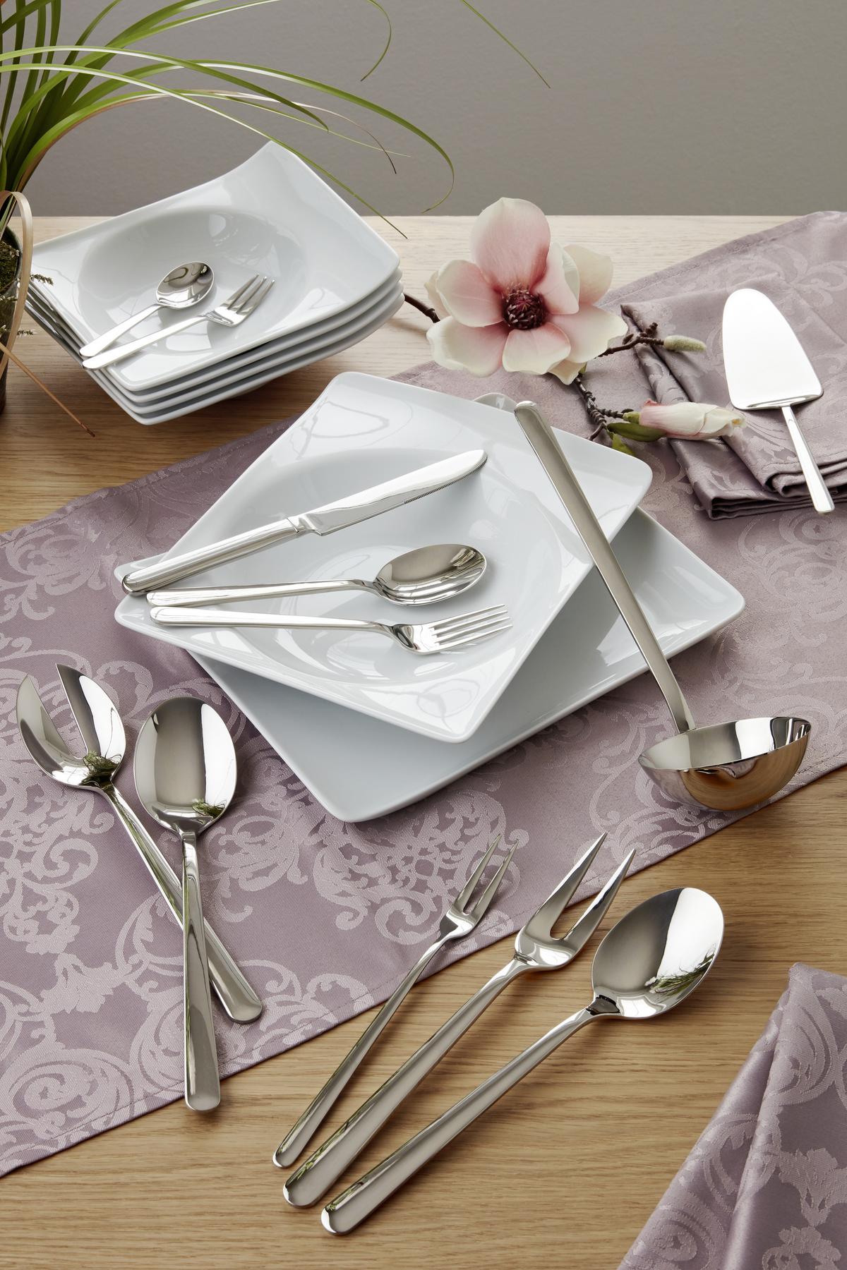 Besteckset 67-Teilig Beta Nc für 12 Personen - Silberfarben, MODERN, Metall (43/8.5/35.5cm) - Berndorf