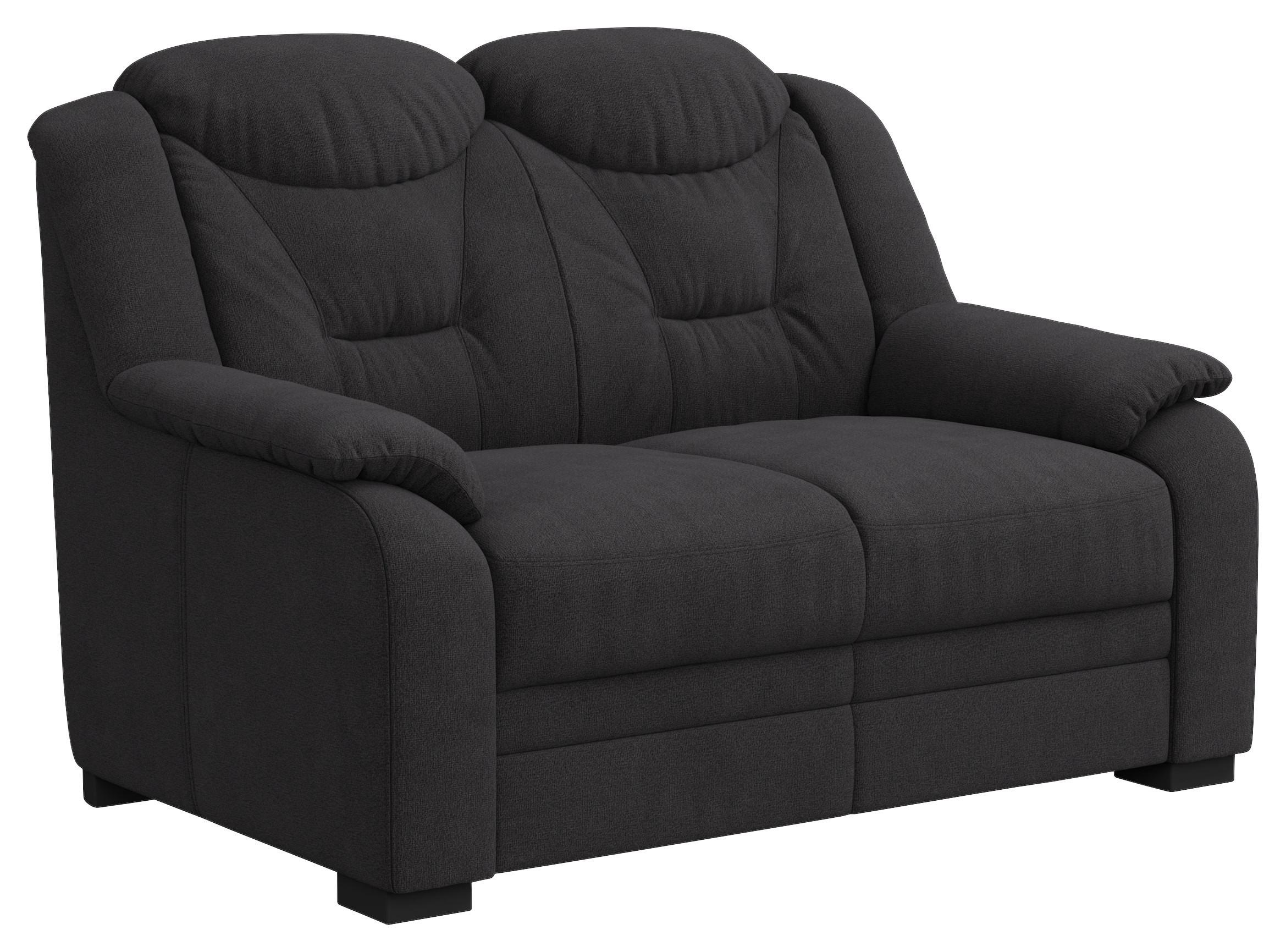 2-Sitzer-Sofa Marcus Schwarz B: 138 cm - Schwarz, Basics, Textil (138/99/99cm) - MID.YOU
