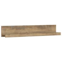Wandregal Rapallo Kastanie B: 135 cm - Kastanienfarben, MODERN, Holzwerkstoff (135/22/20cm)