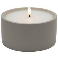 LED sviečka KAREN - sivobéžová, Modern, plast/kameň (15/7,5cm) - Mömax
