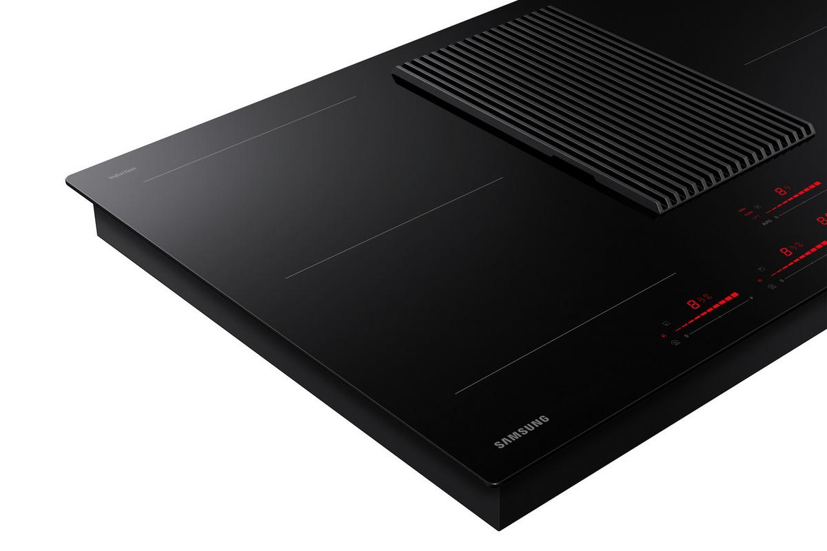 Kochfeld-Dunstabzug-Kombi Nz84t9747vk/Ur - Schwarz, MODERN, Glas/Kunststoff (83/21,1/51,5cm) - Samsung